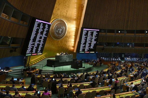 صوتت الجمعية العامة للأمم المتحدة بأغلبية ساحقة لصالح وقف إطلاق النار في غزة