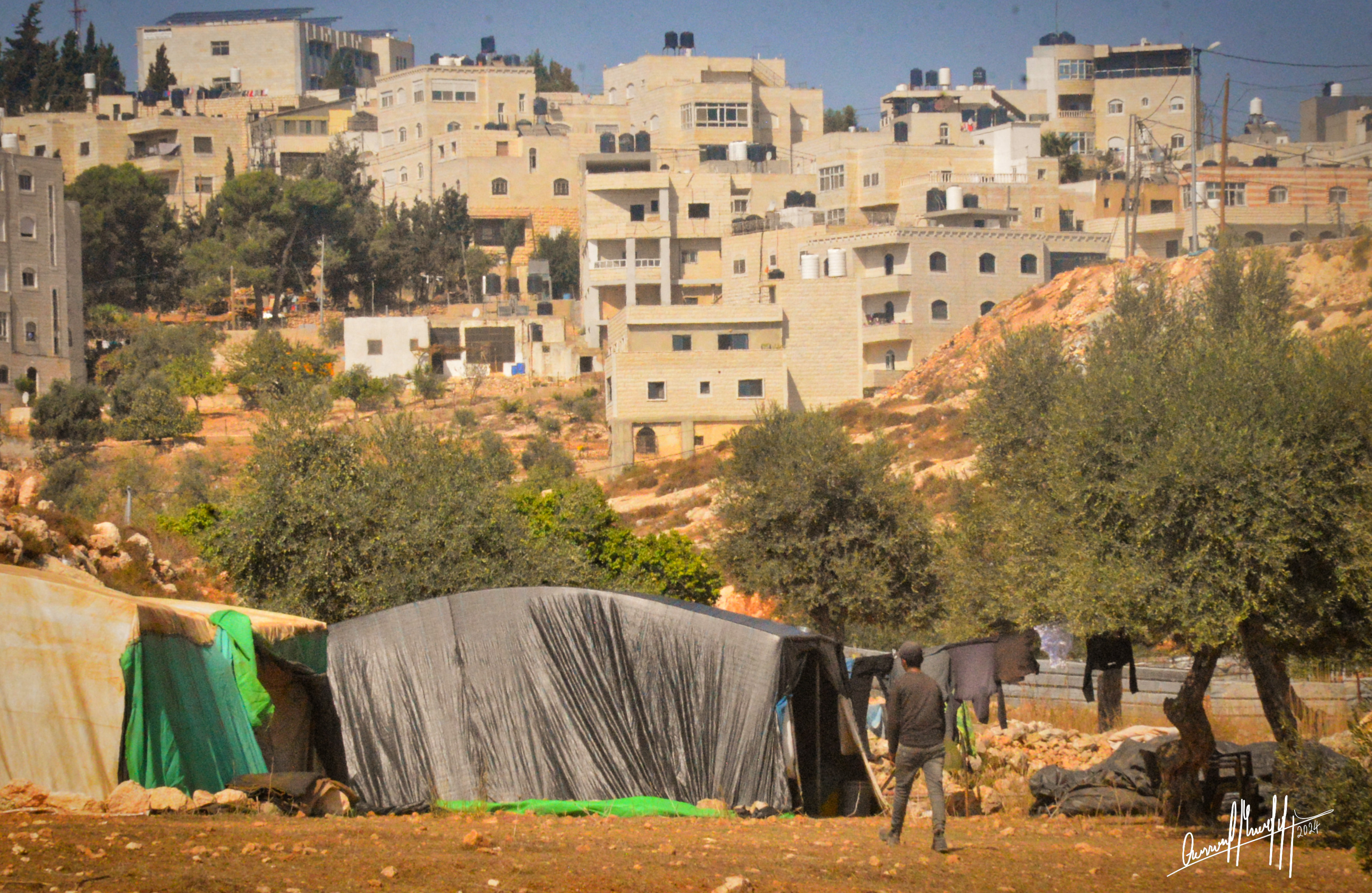 Displaced Palestinians West Bank / Qassam Muaddi