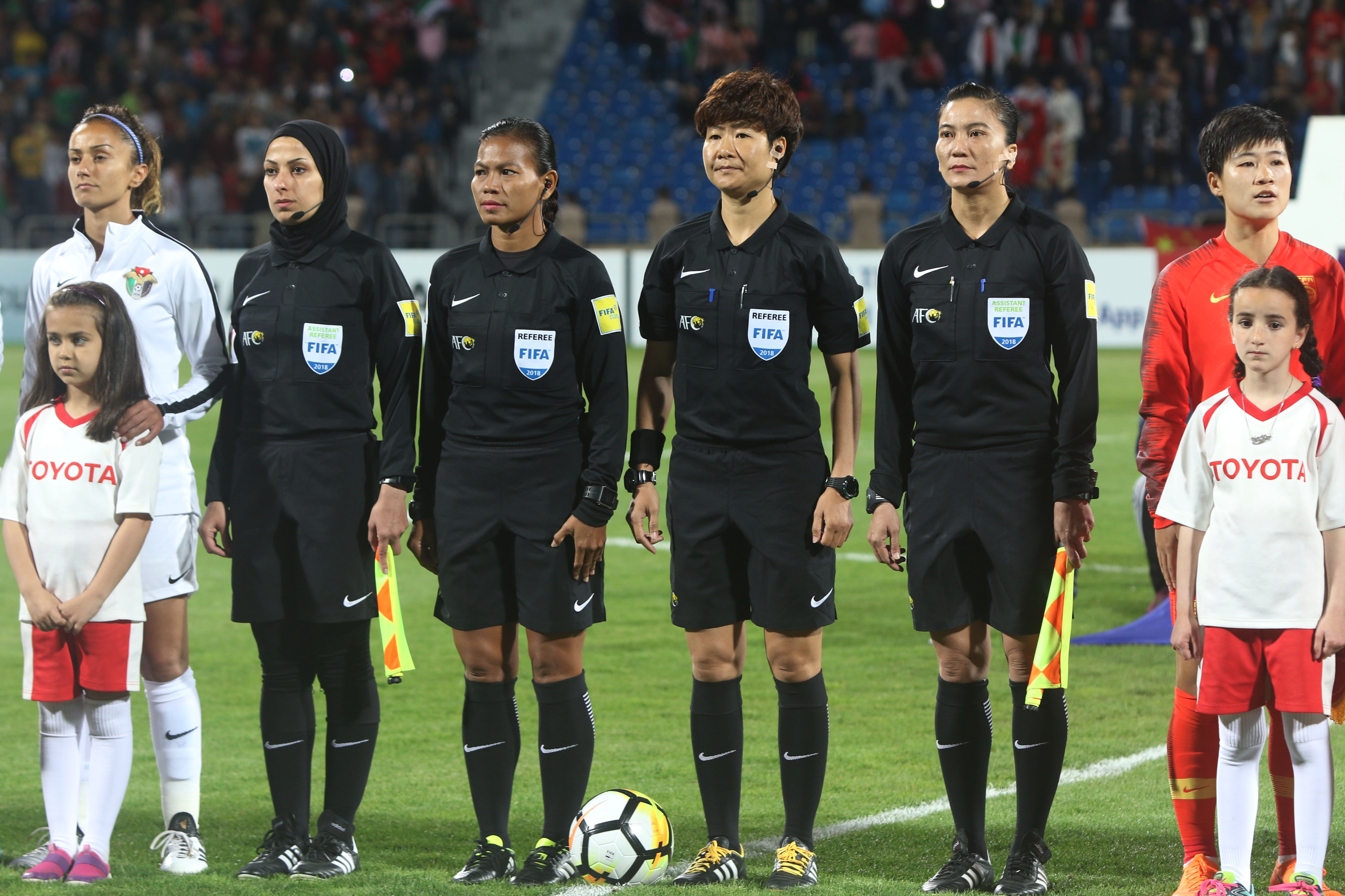 Womens World Cup First Palestinian referee to hit pitch