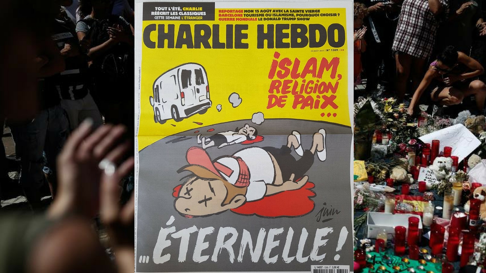 Charlie Hebdos Barcelona Attack Cover Incites Anti Muslim Hatred
