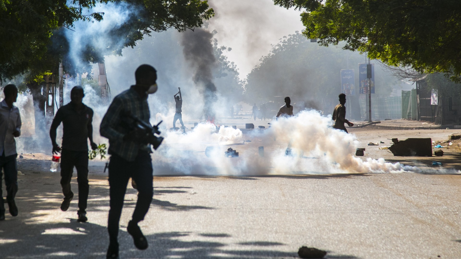 Sudan protester killed as police clear streets: medics