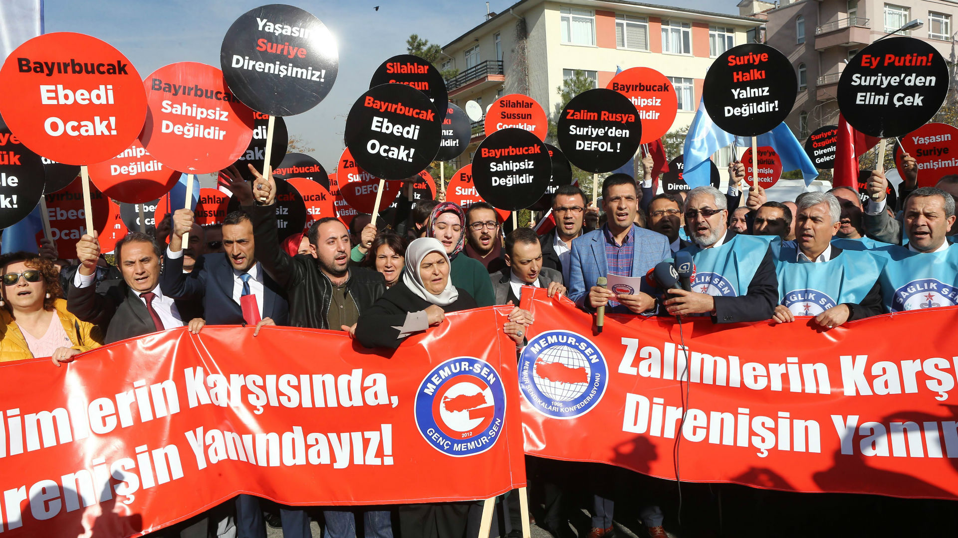 Турция против русских. Турция против россиян. Демонстрация в Стамбуле. Turkey Demonstration.