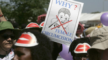 Female genital mutilation is still and issue and is on the rise
