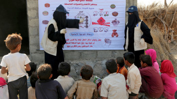 Yemen children landmines