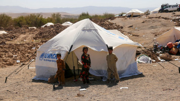 Afghanistan earthquake shelters