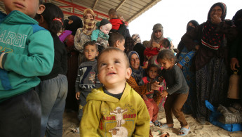Syrian Refugees Arrive At Jordan Border 