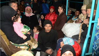Aleppo Refugees Bus