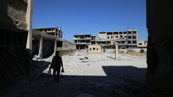 Syria destruction Daraa
