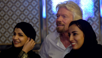 Saudi women Richard Branson - Getty