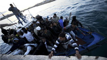Lampedusa Tunisian migrants AFP