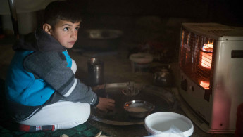 Yazidi kid - IDP camp - Getty
