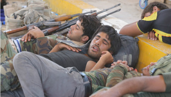 Exhausted Iraqi forces in Anbar
