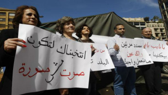 lebanon protestors