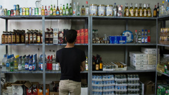 Mosul alcohol shop -- AFP