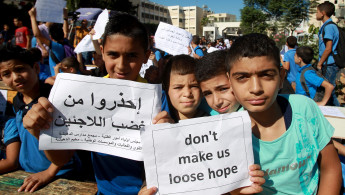 UNRWA protests