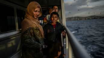 Syrian refugees boat AFP