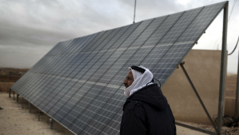 Solar panels Palestine AFP