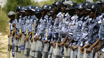 Sudanese riot police