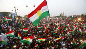 Kurdish rally Erbil