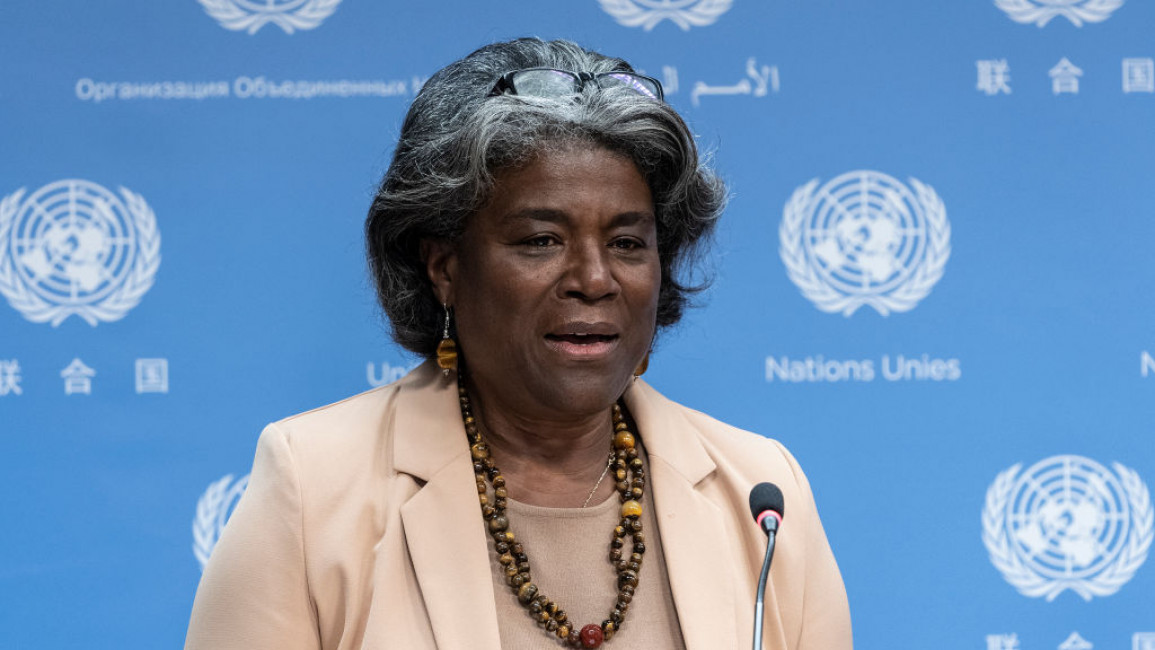 Linda Thomas-Greenfield, US envoy to the UN.