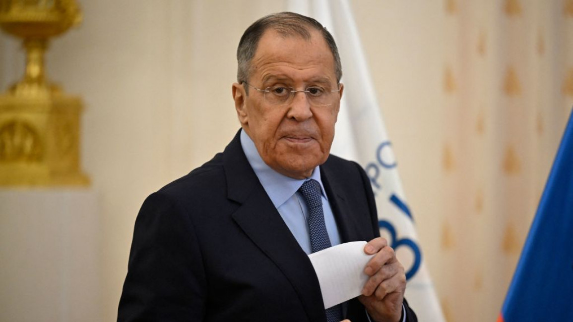 Sergei Lavrov, Russia's foreign minister