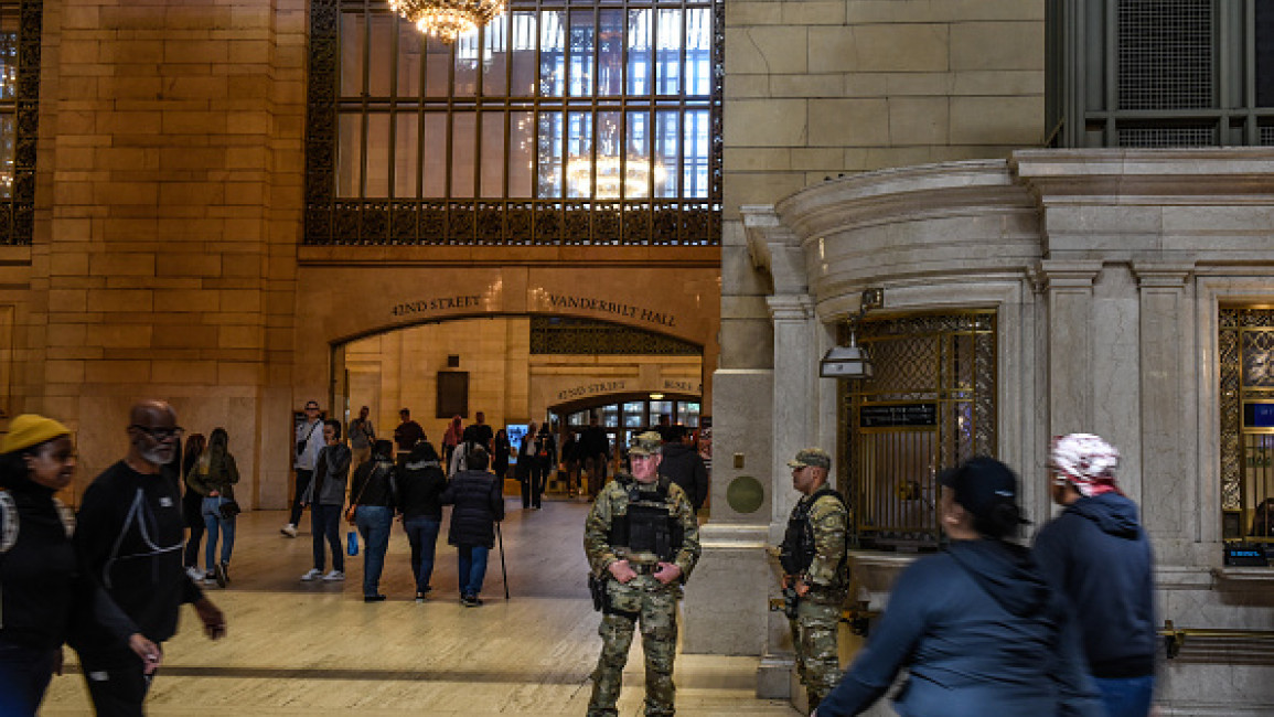 Protesters shut New York's Grand Central for Gaza solidarity