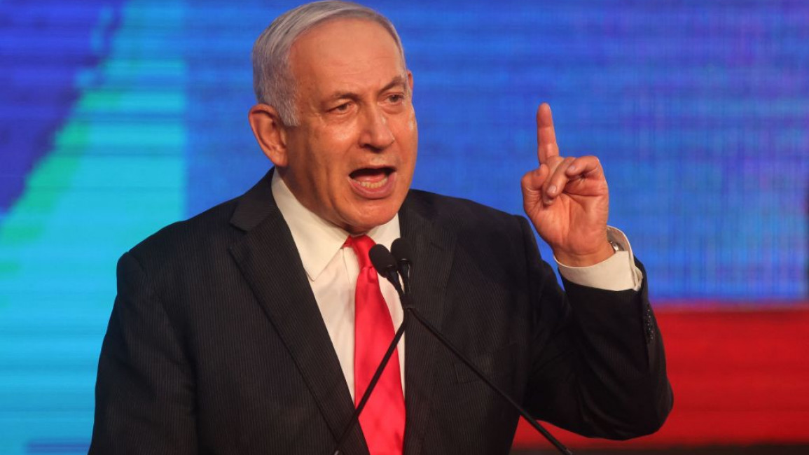 Netanyahu said French Foreign Minister Le Drian's remarks were 'hypocritical' [Getty]