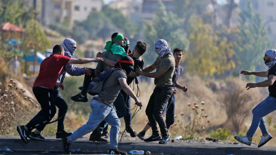 Dozens of Palestinians were injured in the protests