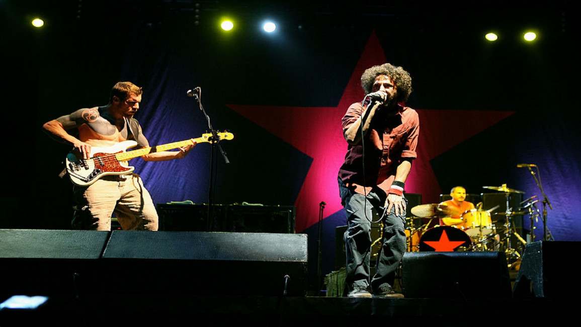 Rage Against The Machine have long rallied in support of Palestine [Getty]