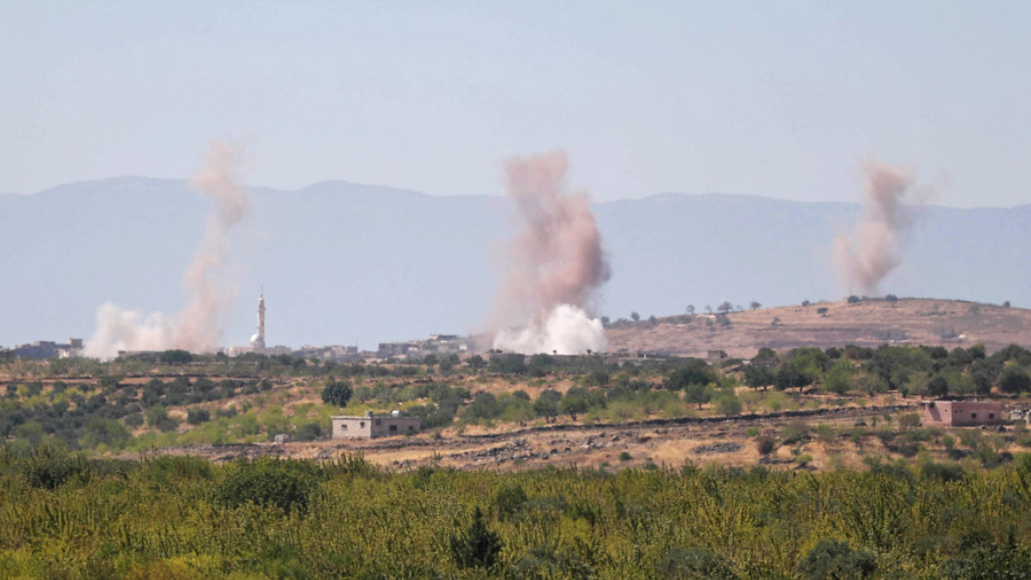 Syrian regime forces shelled villages in the Jabal al-Zawiya area [AFP Archive Image]