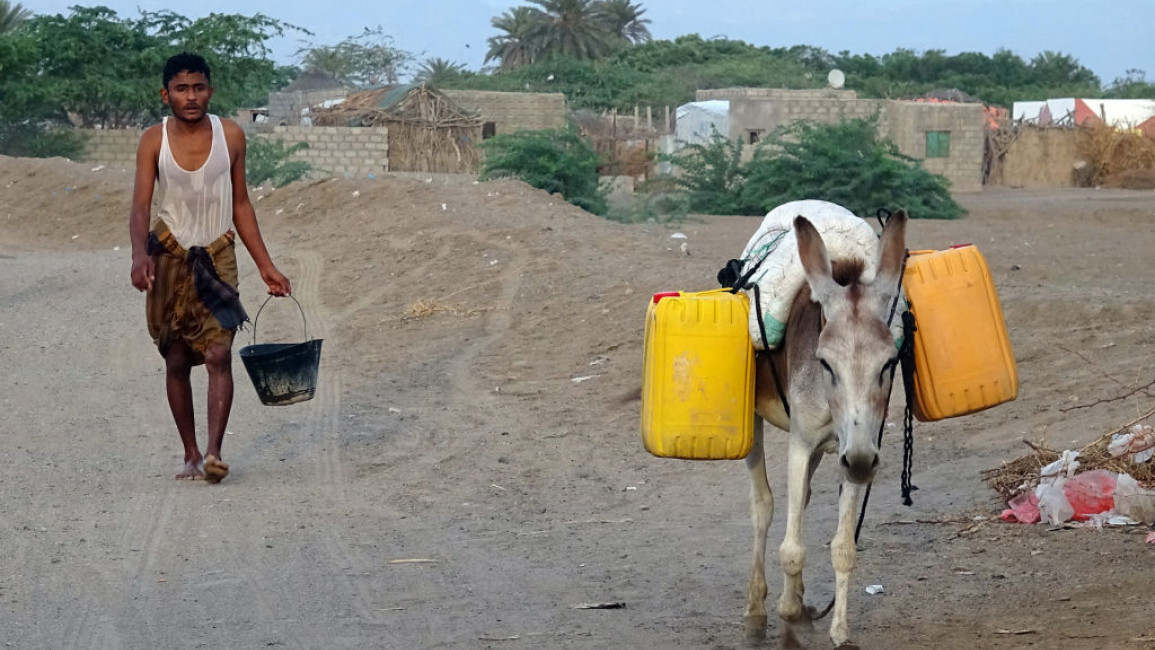Yemen's water supply is far below "absolute scarcity" on the Fallenmark scale. [Getty]