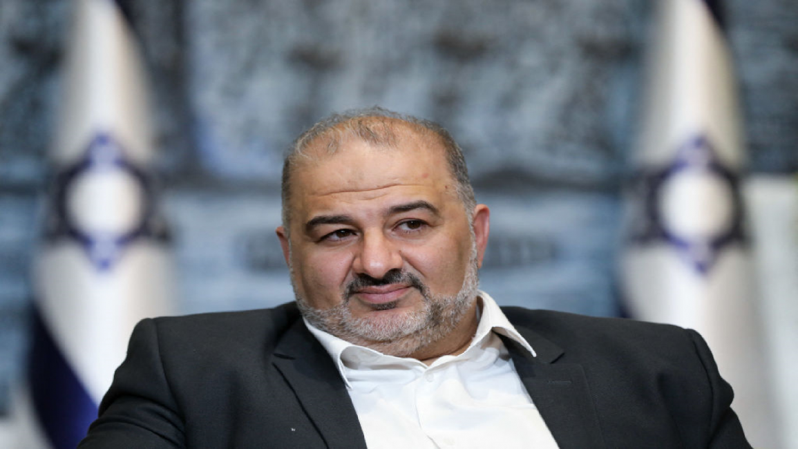 United Arab List chief Mansour Abbas