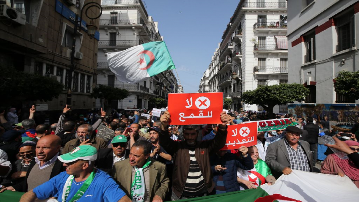 Algeria 'no to repression'