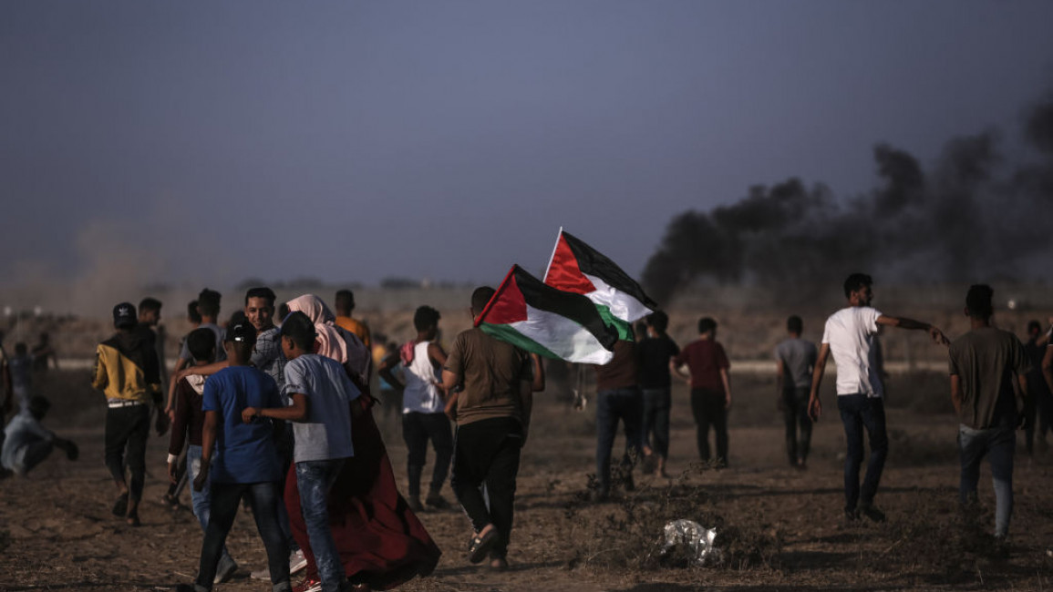 Israeli forces fired on Palestinian protesters at the Gaza border [Getty]