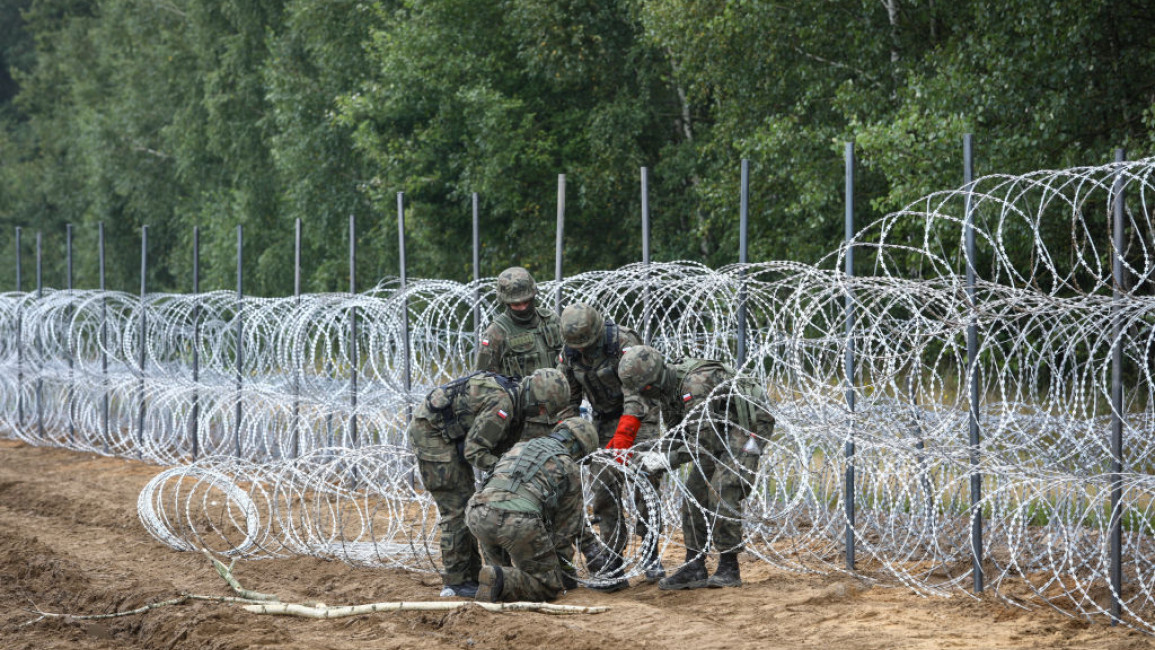 fence on Poland's border 