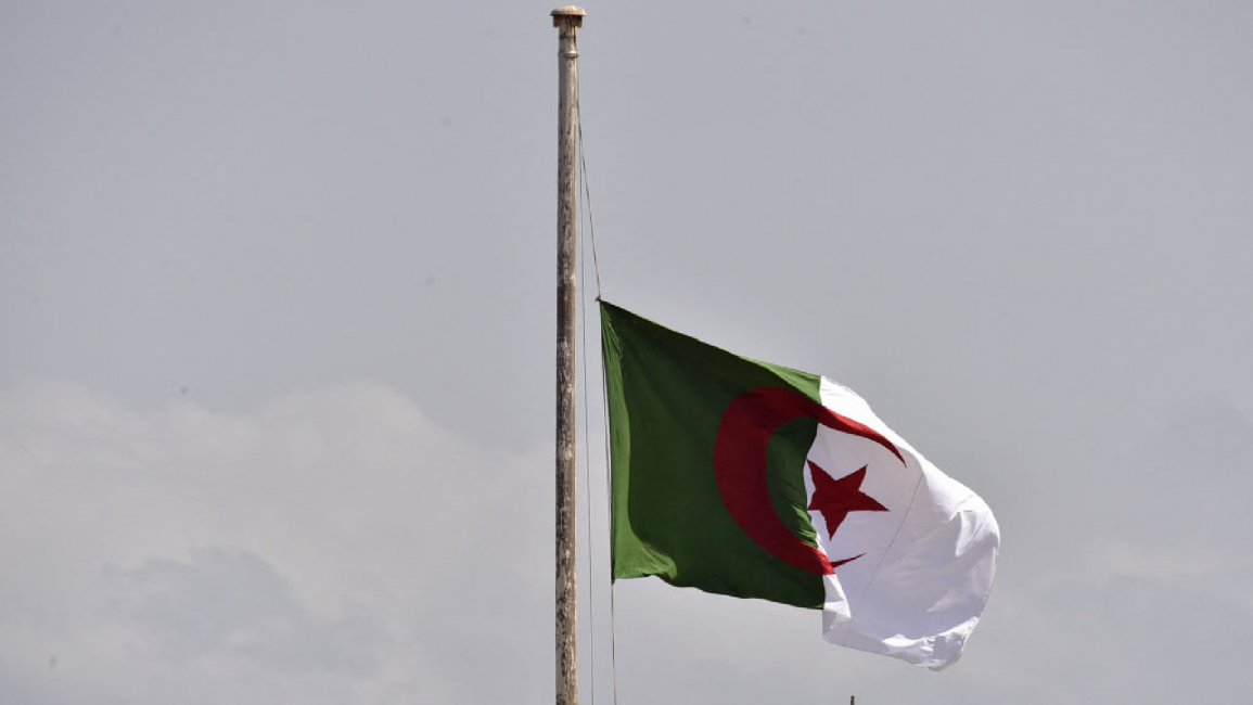 Algerian flag flies at half mast in national mourning over Bouteflika's death