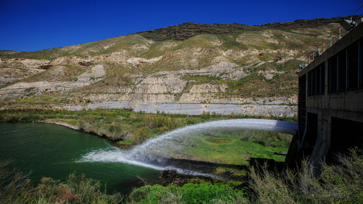 Al-Wehda dam in Jordan