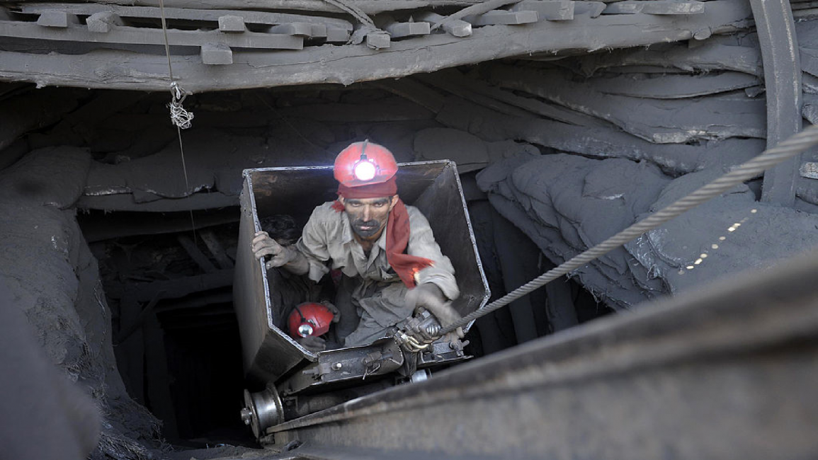 Coal miner in Balochistan, Pakistan