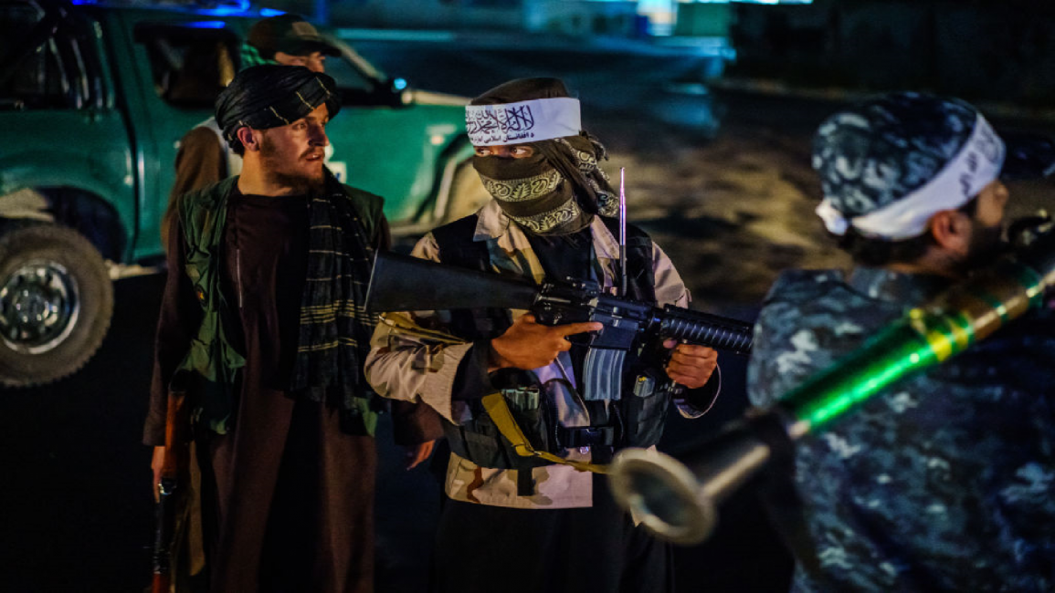 Taliban militants in Kabul, Afghanistan