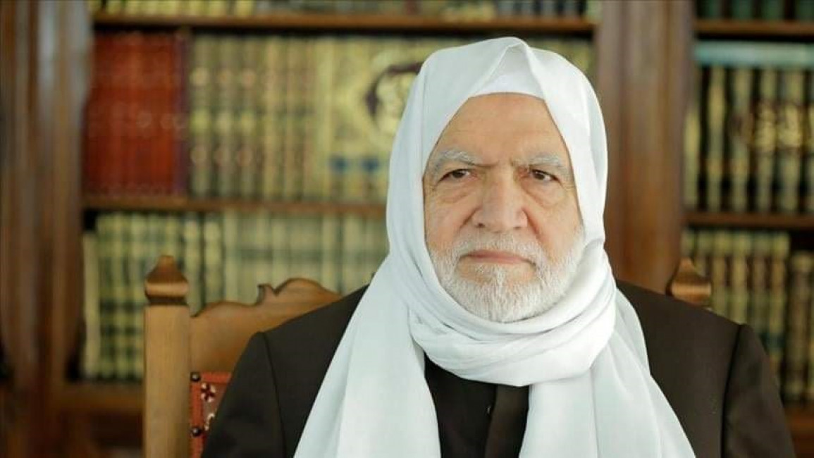 ٍSheikh Osama al-Rifaie was elected as the new Mufti of Syria by the opposition [Getty]