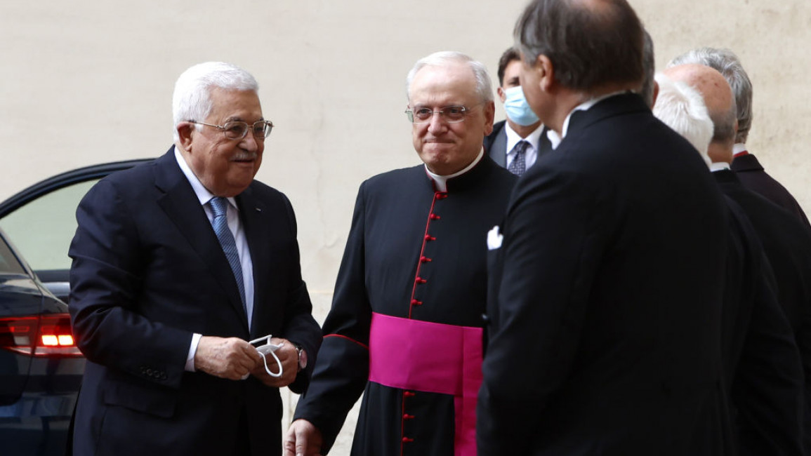 Abbas met with Vatican officials on Thursday [Getty]