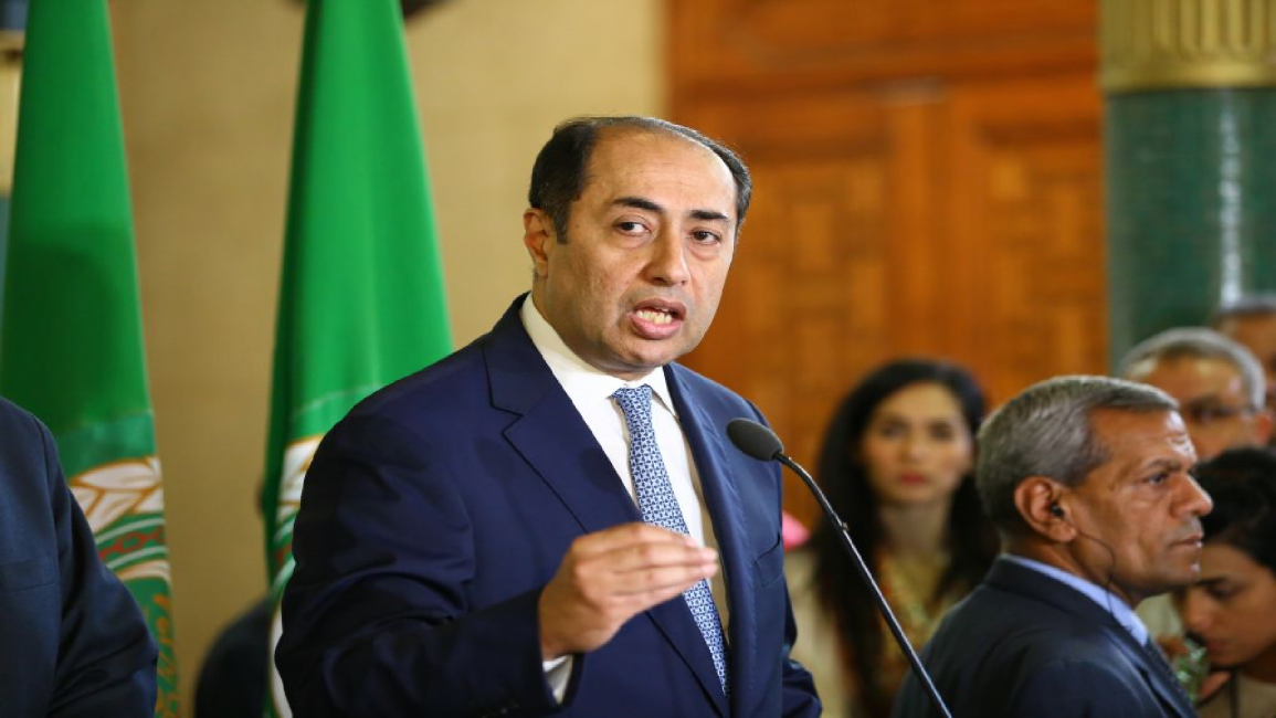 Arab League Sec. Gen. Deputy Hossam Zaki