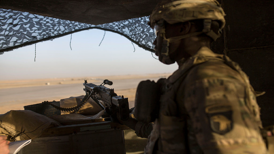 US soldier in Iraq, 2016