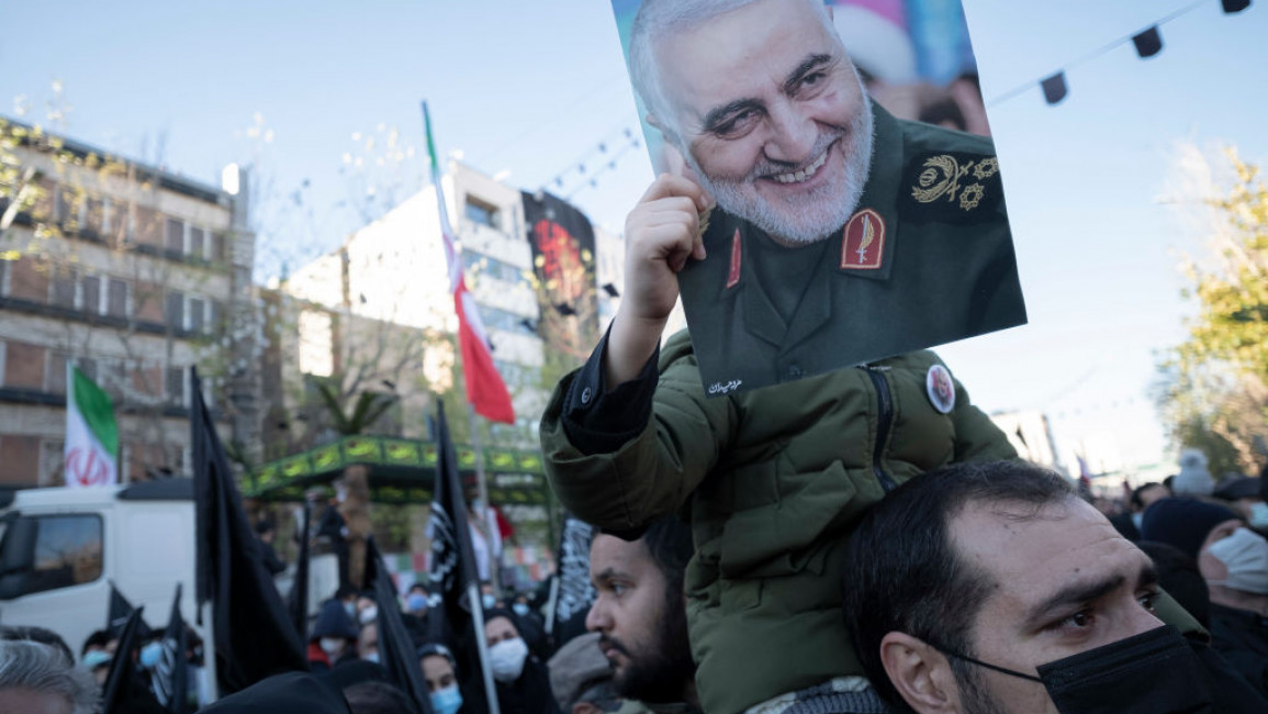 Iran and its allies have been commemorating Qasem Soleimani this week [Getty]