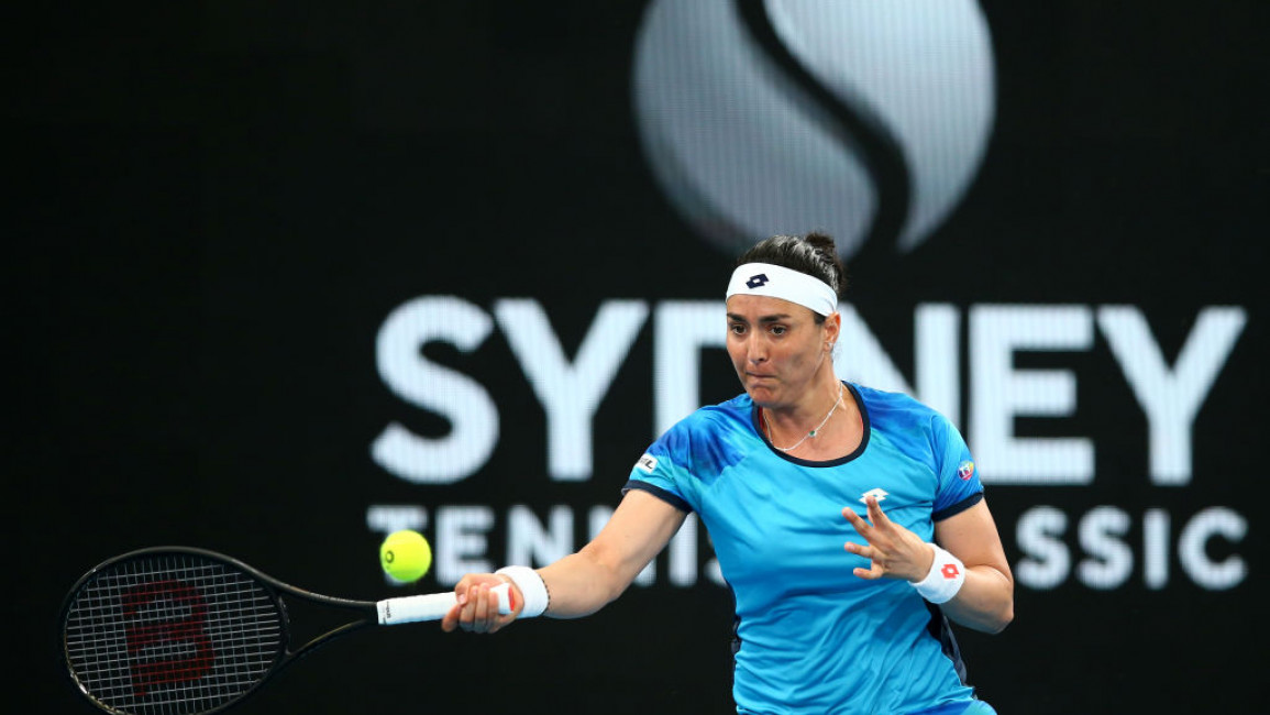 Tunisian tennis' Ons Jabeur at the Sydney Tennis Classic