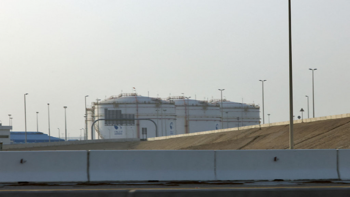 Storage facility of oil giant ADNOC in Abu Dhabi