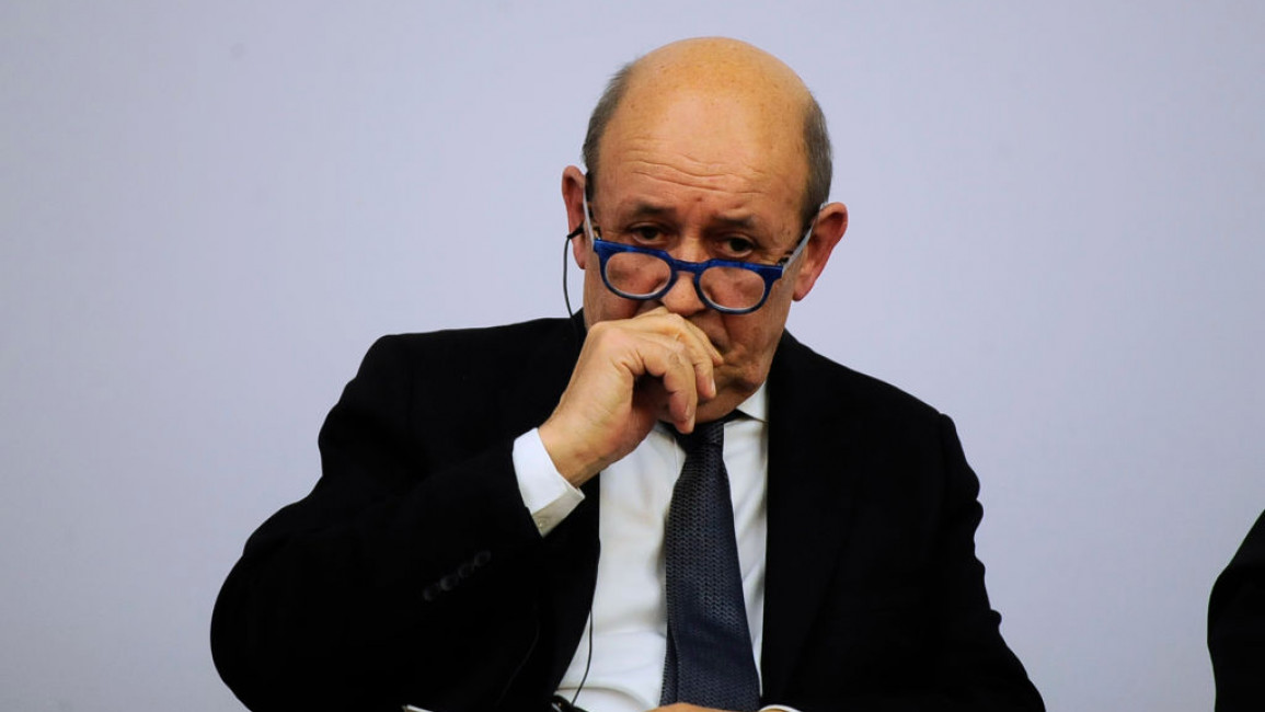 France's Foreign Minister Jean-Yves Le Drian