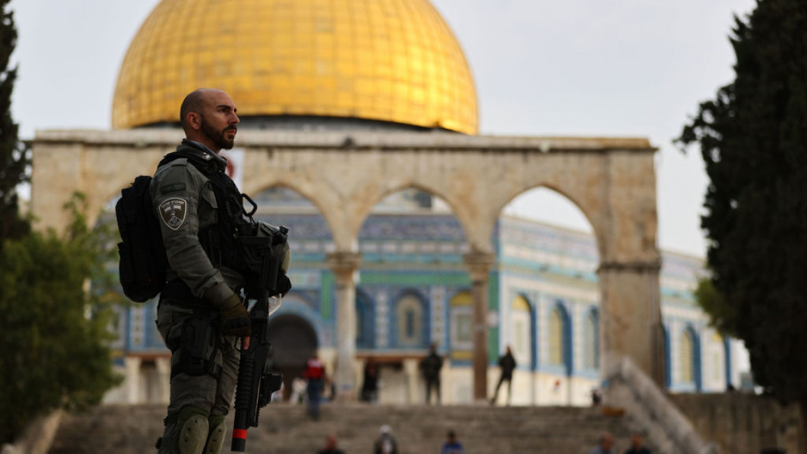 Israeli forces cleared the Al-Aqsa Mosque of worshippers [Getty]