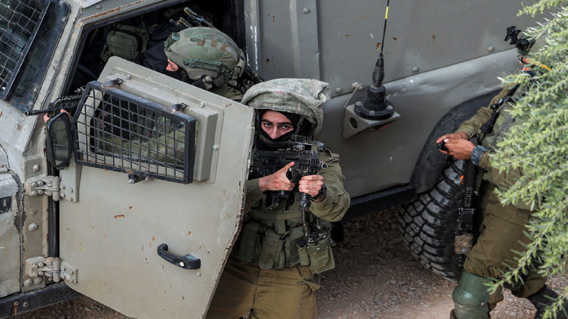 Israeli soldiers in Jenin, West Bank