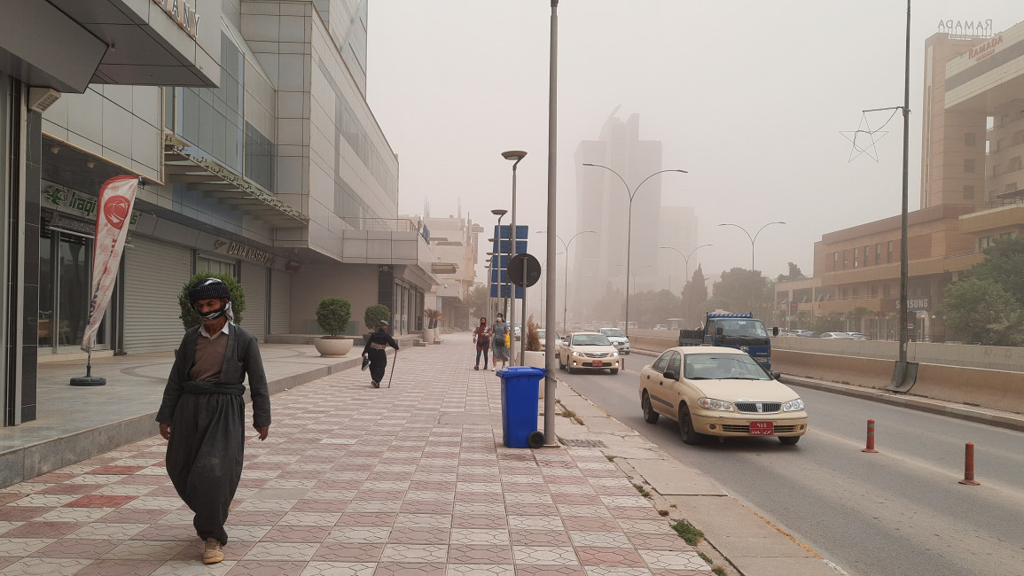 sandstorm Sulaimaniyah